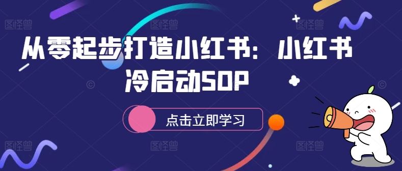 从零起步打造小红书：小红书冷启动SOP插图