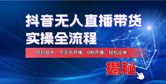 （13001期）在线赚钱新途径：如何用抖音无人直播实现财务自由，全套实操流程，含…插图