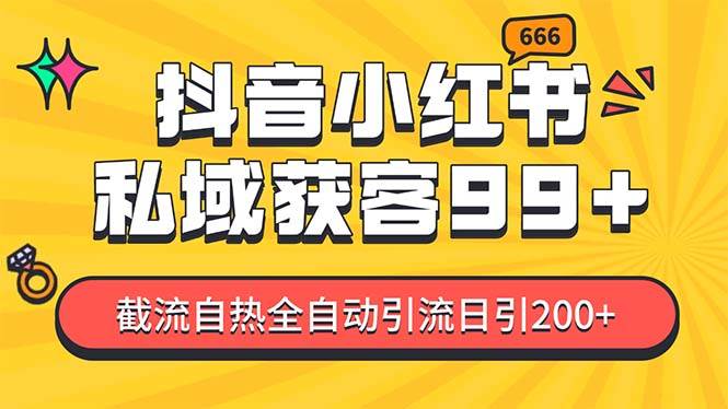 （13421期）某音，小红书，野路子引流玩法截流自热一体化日引200+精准粉 单日变现3…插图