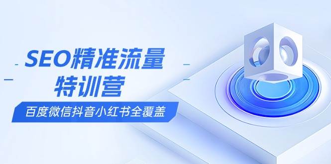 （13851期）SEO精准流量特训营，百度微信抖音小红书全覆盖，带你搞懂搜索优化核心技巧插图