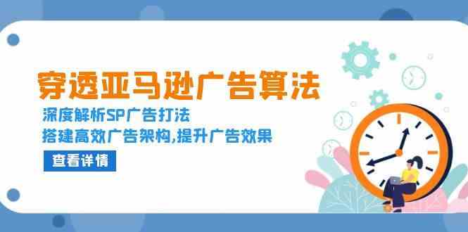 穿透亚马逊广告算法，深度解析SP广告打法，搭建高效广告架构,提升广告效果插图