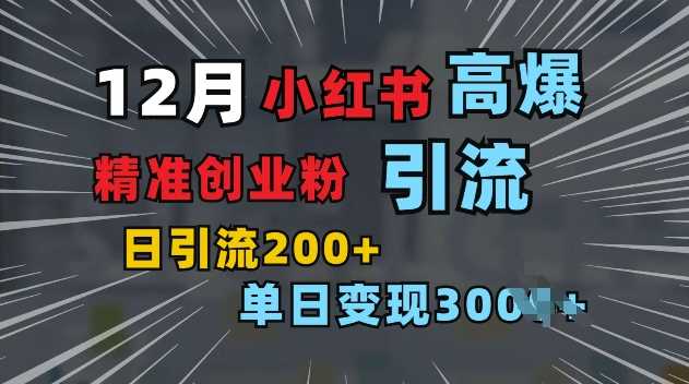 小红书一张图片“引爆”创业粉，单日+200+精准创业粉 可筛选付费意识创业粉【揭秘】插图