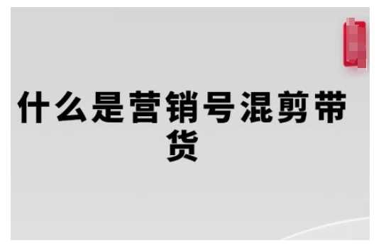 营销号混剪带货，从内容创作到流量变现的全流程，教你用营销号形式做混剪带货插图