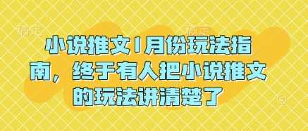 小说推文1月份玩法指南，终于有人把小说推文的玩法讲清楚了!插图